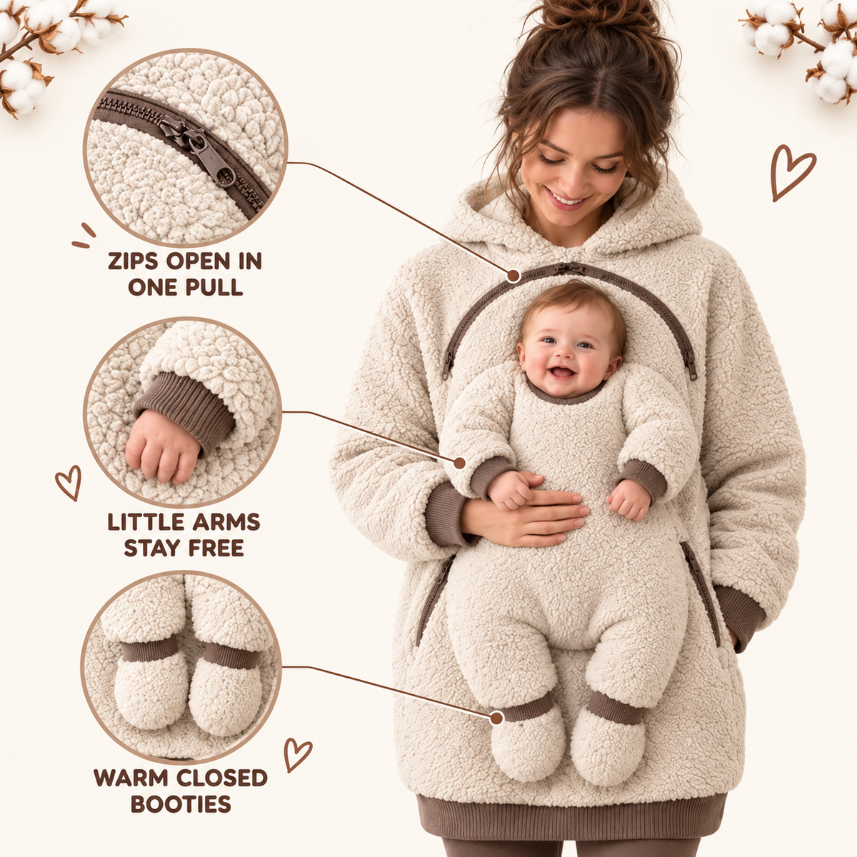 CozyNest™ – Cozy Baby Hoodie